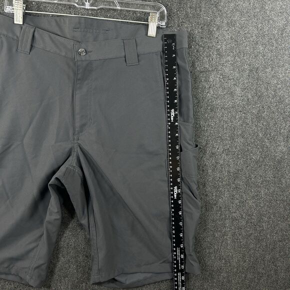 Coca Cola Work Shorts Men's 36RG Gray Cargo Coke Employee Cintas - Picture 5 of 10